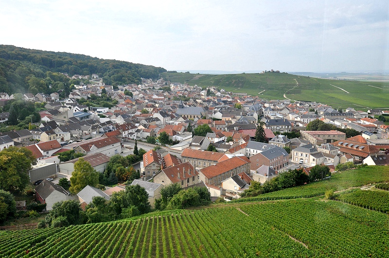 Le village de Verzenay et ses coteaux, classés 100% en Grand Cru dans la Montagne de Reims